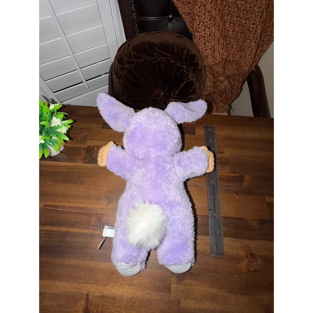 Cabbage Patch Kids Cuties Purple Bunny Plush Doll Easter 9 Inch Toy brown eyes